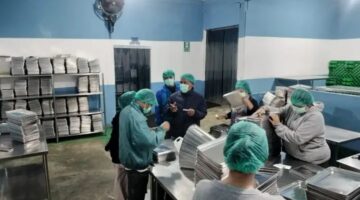 Polsek Barusjahe Cek Dapur MBG Yayasan Kemala Bhayangkari SPPG Karo III